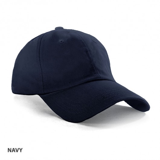 Navy Cotton Twill Caps